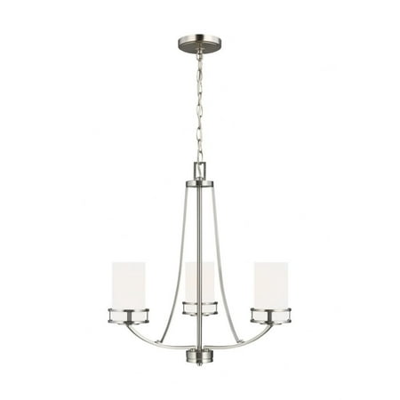 

Craftsman Farmhouse Three Light Chandelier-Midnight Black Finish-Incandescent Lamping Type Bailey Street Home 73-Bel-4169540