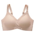 thumbnail image 4 of Seamless Gel Bras for Plus Size Full Coverage Wireless Comfort Bra Support - Everyday Home Leisure Design with Non Stick Gel Padding and Soft Edges, 4 of 7