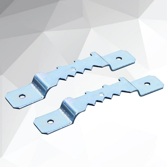 WHAMVOX 100 PCS Silver Photo Frame Hook Accessories Tooth Hanger Painting