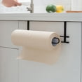thumbnail image 5 of Miogawg Paper Towel Holder, Over The Cabinet Door Paper Towel Holder, Multipurpose Space-Saving Kitchen Roll Shelf, 5 of 5