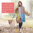 thumbnail image 4 of Wearable Oversized Blanket,Pioneer Flower Floral Print Pattern Wearable Blanket Hoodie for Adults,Cozy Hooded Blankets with Super Pockets,Super Warm Fuzzy Pullover for Women & Men, 4 of 6