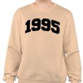 thumbnail image 2 of 1995 College Style Sweatshirt Unisex Large Sand, 2 of 5