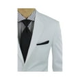 thumbnail image 2 of GN GIORGIO NAPOLI Presidential Mens Suit Two Button Suit Set Modern Fit Tux Set White, 2 of 4