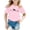#~Light Pink2725, variant on WOYY Girls Horse Graphic Tee Short Sleeve O Neck T-Shirt Summer Casual Tshirt, Sizes 1-13