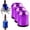 3pcs Purple, variant on Magnetic Screwdriver Ring, Removable Magnetic Bit Holder for Hex Screwdrivers and Drill Bits, Strong Magnet Screw Holder Ring for Precision DIY Woodworking and Toolbox