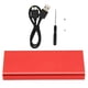 thumbnail image 1 of Adaptador de carcasa MSATA a USB 3,0 SSD, diseño delgado de 6Gbps, buena disipación de calor, carcasa transportadora SSD roja para PC, 1 of 8