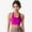 Fuchsia, variant on Women's High Impact Sports Bra with Racerback Design and Enhanced Support- Large, Black