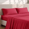 thumbnail image 3 of Bare Home Pillowcase Set - Premium 1800 Collection - Double Brushed - Ultra Soft - King Size, Red, 2 Count, 3 of 8