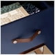 thumbnail image 3 of sweethay Armario Hardware Tocador de cuero Manija Gabinetes Muebles Manijas Tiradores de puertas Armario Suministros Baño Marrón Type3 NO3, 3 of 6