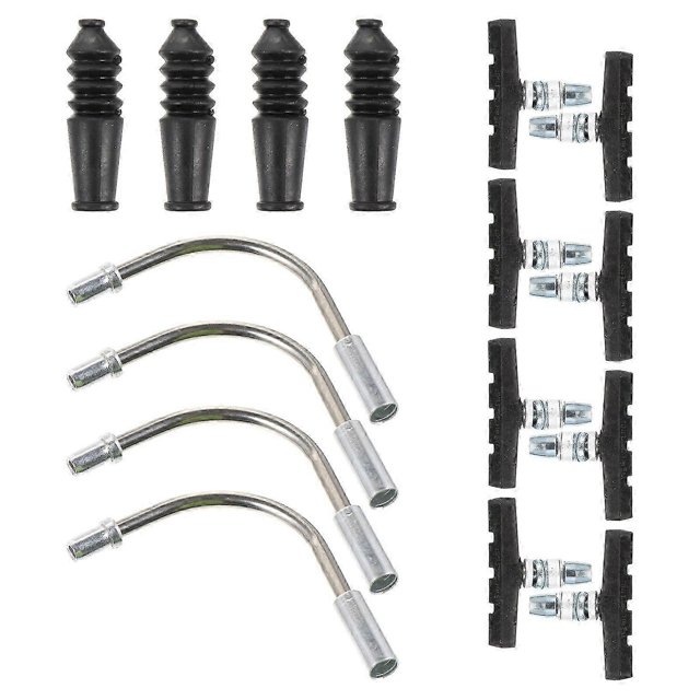 Bicycle Brake Blocks Cyclists Wear-resistant Simple Design 5.8x4cm 16Pcs