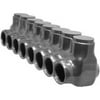 Morris Products 97578 Black Insulated Multi-Cable Connector - Single Entry 8 Ports 750 - 250