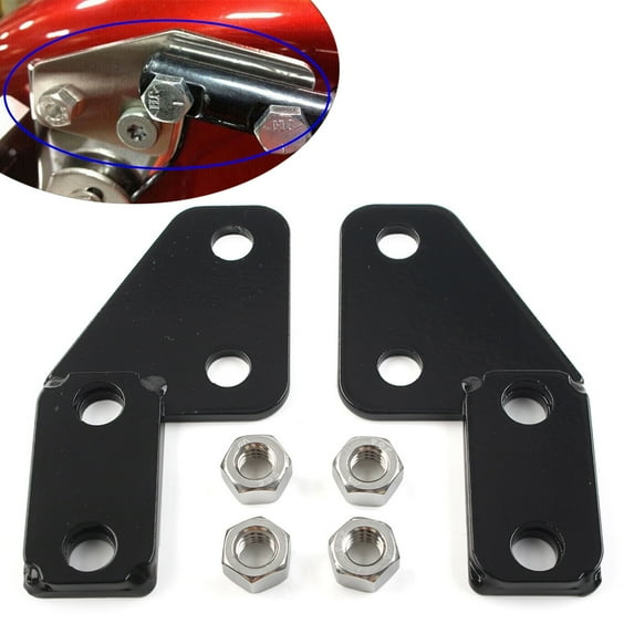 BFY 2pcs License Plate Bracket Bar Eliminator Fit Harley 1997-2008 FLT FLHT Black US