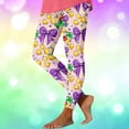 thumbnail image 2 of CHUMUD Womens High Waist Yoga Pants Tummy Control Workout Running Leggings Leisurely Pants Carnival, 2 of 5