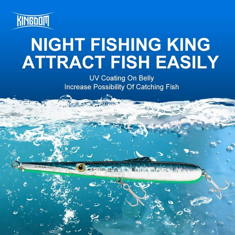 Kingdom Sinking Floating Fishing Lures Pencil Hard Wobblers Artificial Bass  Pike Trout Baits Fishing Accessories Saltwater Freshwater 