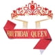 thumbnail image 4 of Tiara de cumpleaños para niña, corona para niñas, corona de princesa con banda de cumpleaños, diadema de cumpleaños para niña, tiara de corona de cumpleaños para mujer, decoraciones de feliz, 4 of 6