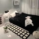 thumbnail image 2 of Cashmere Rugs for Bedroom Decoration Maison Strip Bedroom Bedside Foot Mat Fluffy Living Room Carpet Dense Tapete Infantil Rugs80x180cm Gao Jinjia LED, 2 of 2