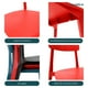 thumbnail image 2 of CONJUNTO DE EXTERIOR MESA LODI NEGRO Y SET DE 4 SILLAS BRIANZA ROJO, 2 of 7