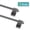 Pewter, variant on PrimeBeau Modern 1/2 Inch Polished & Painted Adjustable Magnetic Curtain Rods, 16 Inch - 28 Inch