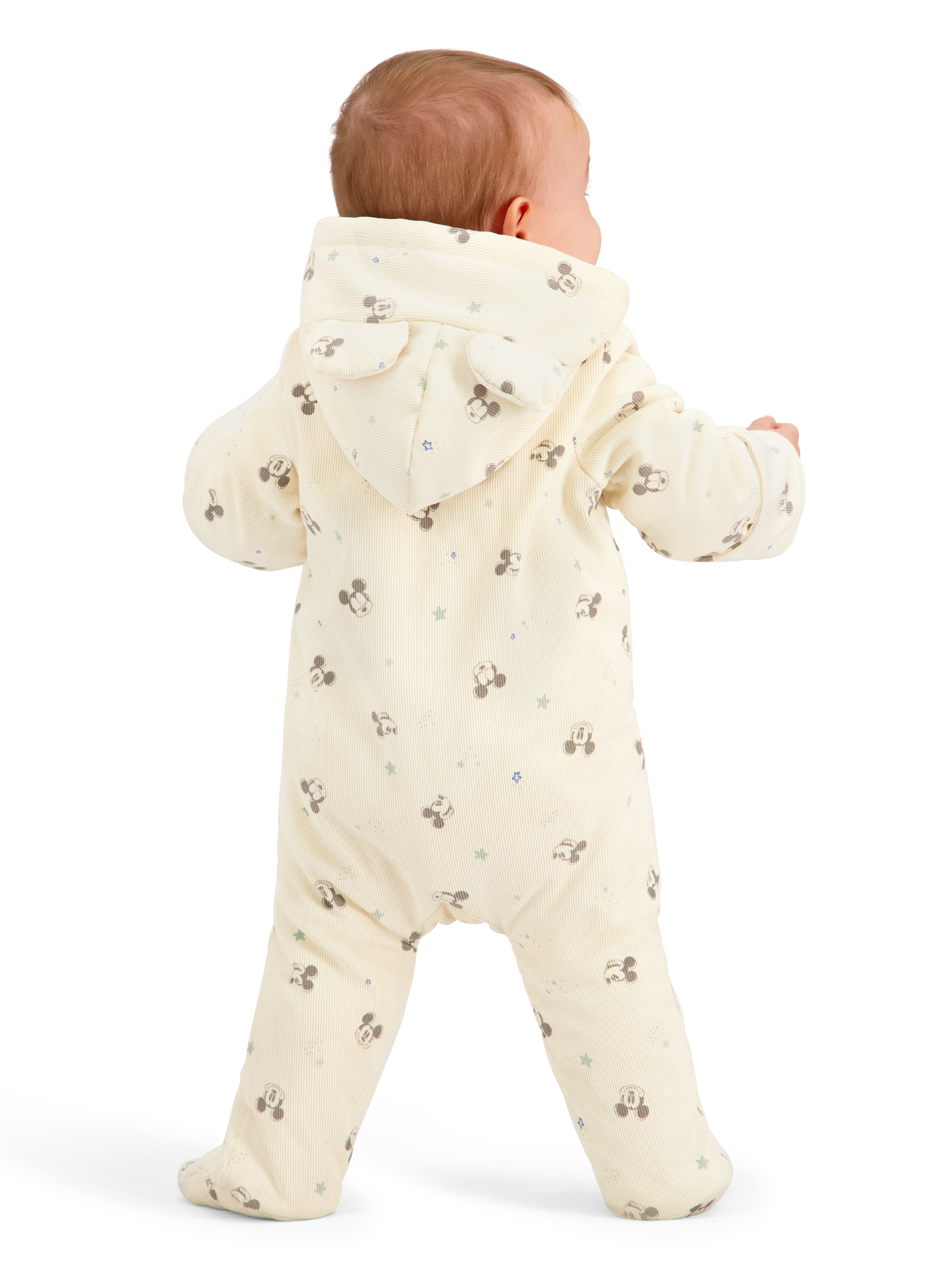 Character Baby Hooded Ribbed Pram Suit, Sizes 0-9 Months