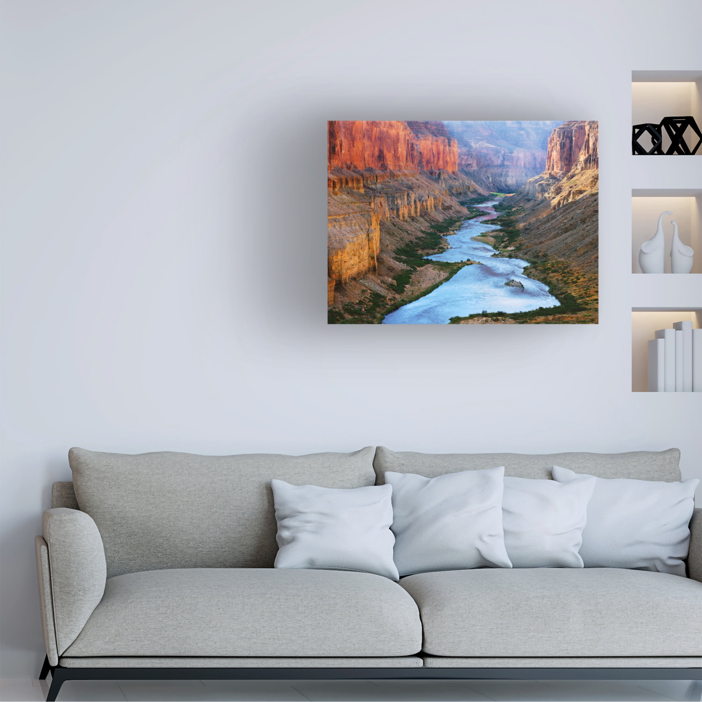 John Gavrilis 'Mile 52 Colorado River' Canvas Art