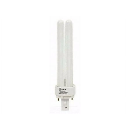 G E LIGHTING 18-Watt CFL Plug In 2 Pin Double Biax Bulb 97579