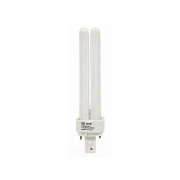 G E LIGHTING 18-Watt CFL Plug In 2 Pin Double Biax Bulb 97579