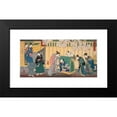 thumbnail image 2 of Utagawa Kunisada (Toyokuni III) 18x11 Black Modern Framed Museum Art Print Titled - Present-Day Genji Visiting the Rokujo Mansion (1856), 2 of 5