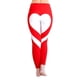 thumbnail image 1 of Leggings de yoga de corazón para mujer de talla grande, pantalones de retales, mallas delgadas, mallas deportivas para correr, pantalones de jogging de gimnasio, cintura alta Eigraketly FS6738-36, 1 of 4
