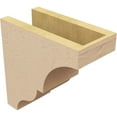 thumbnail image 5 of 5"W x 10"D x 10"H Classic Asheboro Rough Cedar Woodgrain TimberThane Corbel, Primed Tan, 5 of 6