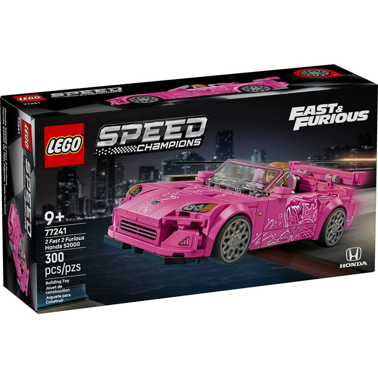 LEGO Speed Champions 2 Fast 2 Furious Honda S2000 Car Toy for Kids, Boys, and Girls, Ages 9+ - Birthday Gift Idea for Race Car and Movie Fans - Includes Suki Minifigure - 77241