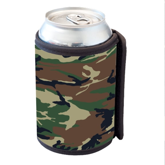 KuzmarK Insulated Drink Can Cooler Hugger - Camouflage