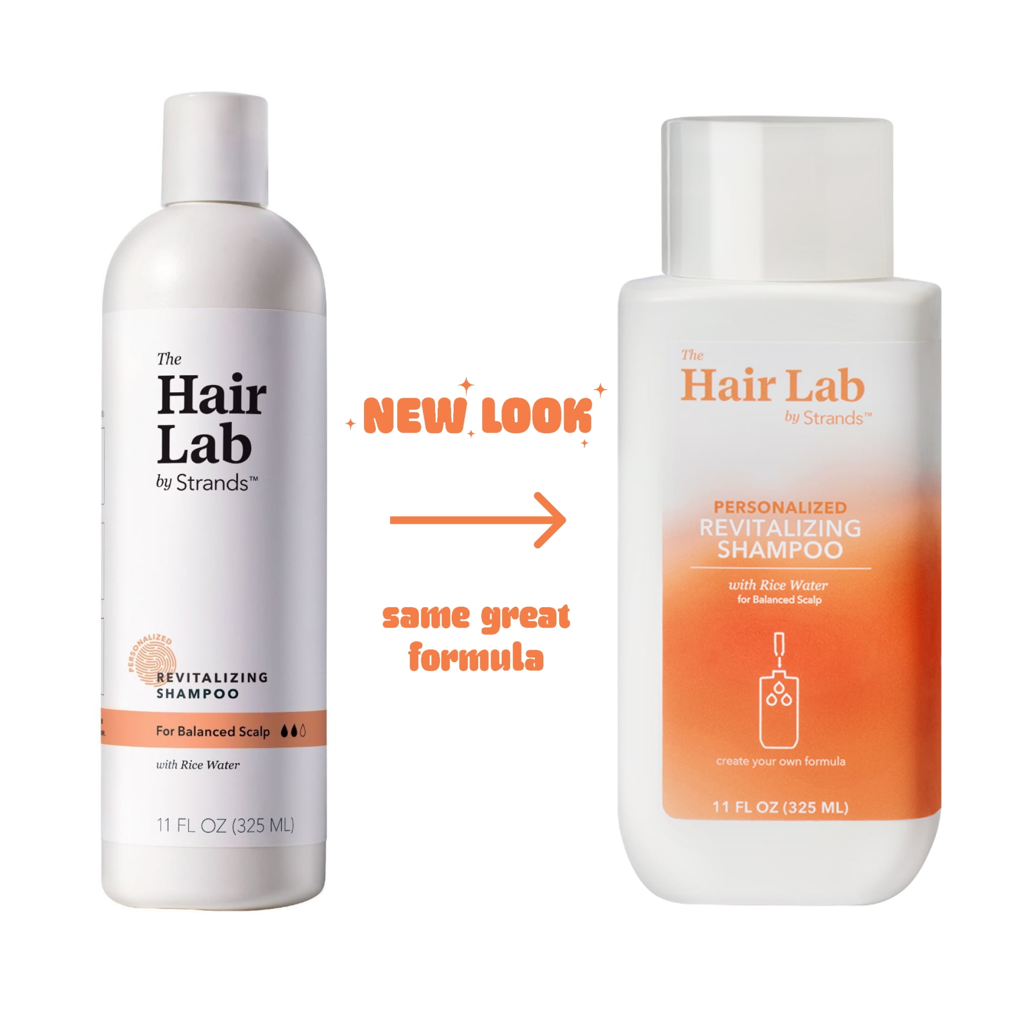 The Hair Lab Revitalizing Shampoo with Rice Water for Balanced Scalp, Sulfate & Paraben Free, 11 fl oz