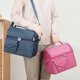 thumbnail image 3 of Large capacity double-layer thermal lunch bag, grey, 24*16*22cm., 3 of 5