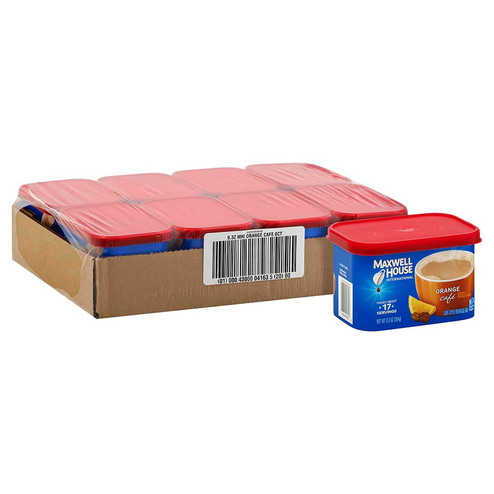 Maxwell House Orange Flavored Cafe Style Instant Beverage Mix