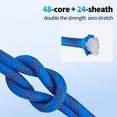 thumbnail image 3 of Soga para Escalada Kynara 30 m 1,3 cm Resistente Azul, 3 of 7