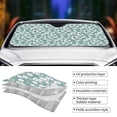 thumbnail image 5 of Zufioo Floral Print Car Windshield Sunshade, UV Protection Heat Insulation Protective Cover Suitable for Car, SUV, Truck Auto Accessories-Floral, 5 of 8