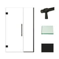 thumbnail image 3 of Transolid Ehtb48307610c-Bk Elizabeth 76" High X 48" Wide Hinged Semi Frameless Shower Door, 3 of 7