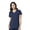 Navy, variant on WonderWink Moto Women's 6199 Moto V-Neck Scrub Top Navy 2X-Large