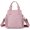 Pink, variant on Nylon Crossbody Bag for Women Waterproof Shoulder Bag with Multi Pockets and Top Handle
