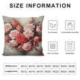thumbnail image 5 of QZHH  Valentines Pillow Covers Red Pink Rose Heart Love You Lumbar Cushion Pillow Cases Decorative Farmhouse Throw Pillows Covers for Sofa Couch Decor Decoration, 5 of 5