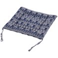 thumbnail image 1 of Cushion, Non-Slip Soft  Cushion Durable Pure Cotton Linen Thick  For Floor White Ink,Blue Elephant, 1 of 8