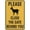 Warning Sign 3, variant on Please Shut The Gate Horses Sign 12\u201dX8\u201d Metal Signs Aluminum Sign Pre-Drilled Holes For Easy Mounting Indoor Or Outdoor Use For Fence Door Or Gate