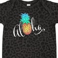 thumbnail image 4 of Inktastic Aloha in Cursive with Pineapple Rainbow Colors Boys or Girls Baby Bodysuit, 4 of 5