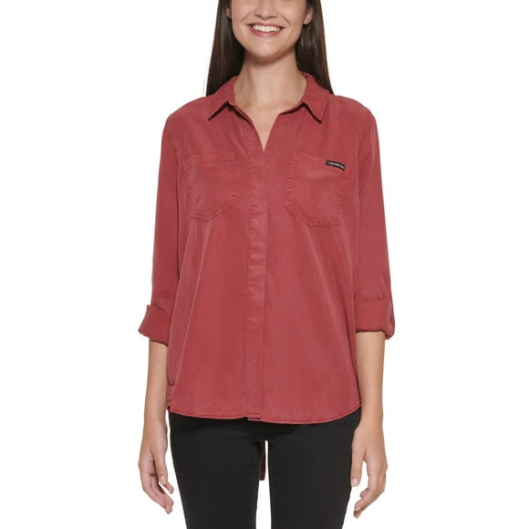 Calvin Klein Jeans Utility Shirt, Raven, Small