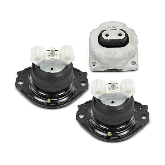 Engine Mount and Transmission Mount Kit 3 - Compatible with 2011 - 2022 Dodge Charger 2012 2013 2014 2015 2016 2017 2018 2019 2020 2021