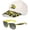 Yellow Excavator, variant on Kids Baseball Cap with Sunglasses Set for Boys 2-10 Years, UV Protection Adjustable Excavator Embroidery Cotton Sun Hat Summer Outdoor Trucker Hat