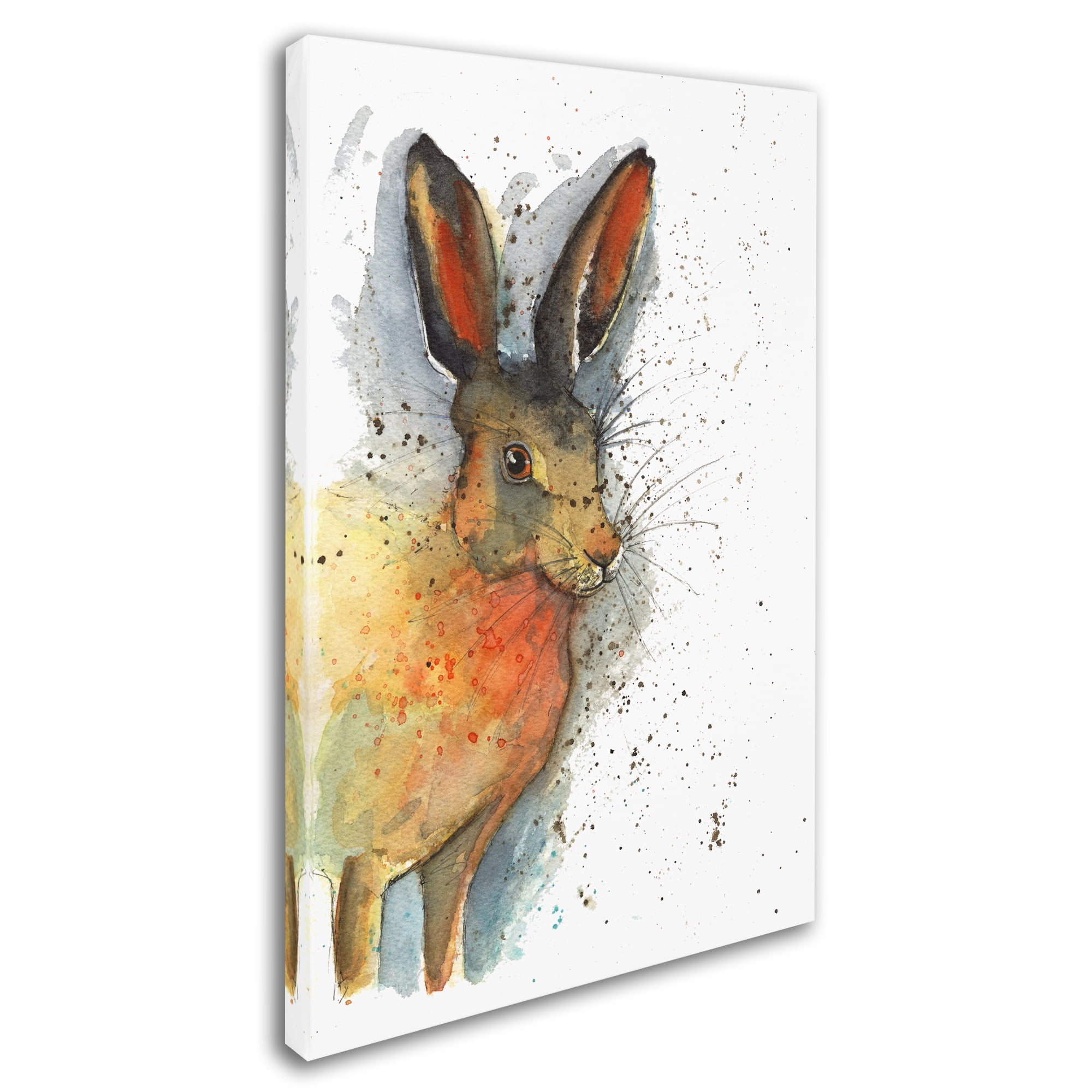 Trademark Fine Art 'Hare 3' Canvas Art by Michelle Campbell