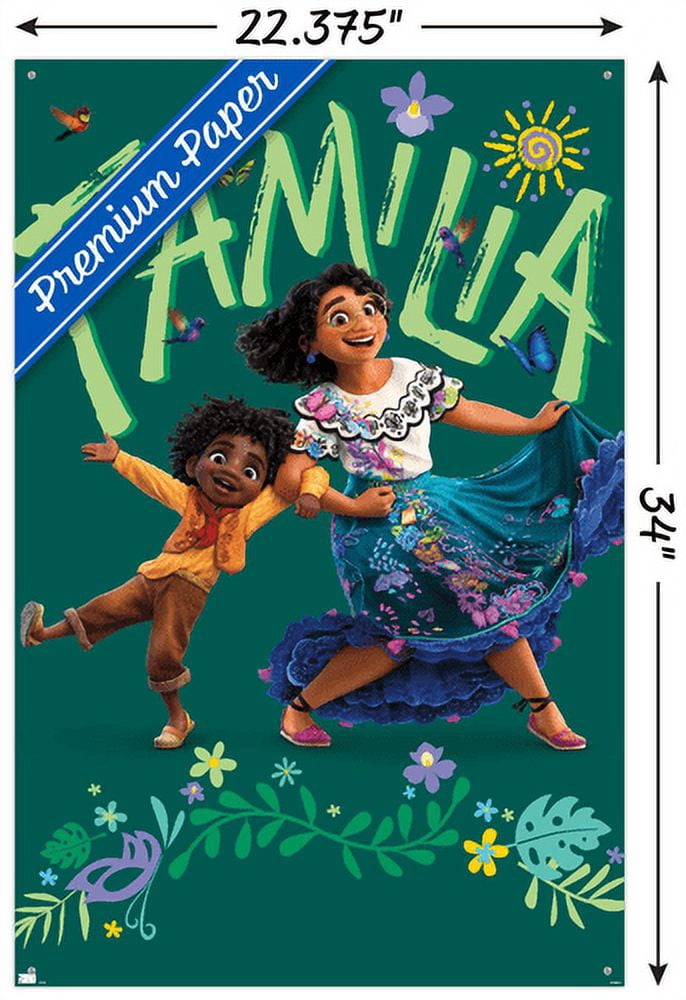 Disney Encanto - Duo Wall Poster with Pushpins, 22.375" x 34"