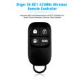 thumbnail image 3 of Amdohai ES-RC1 433MHz Wireless Remote Controller with Keychain with Arm/Disarm/Home Arm/SOS 4 Buttons for Smart Home Automation Security Alarm System, 3 of 8