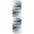 thumbnail image 2 of Safavieh Hollywood Dalia Abstract Runner Rug, Ivory/Blue Green, 2'3" x 14', 2 of 10